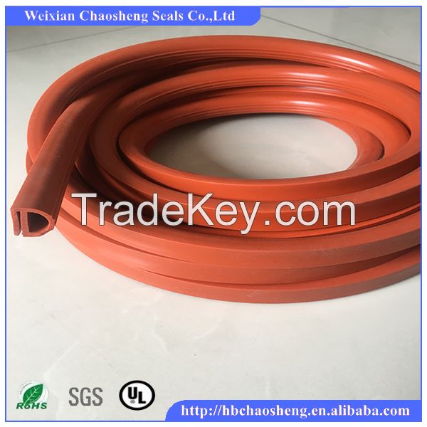 Silicone rubber seal