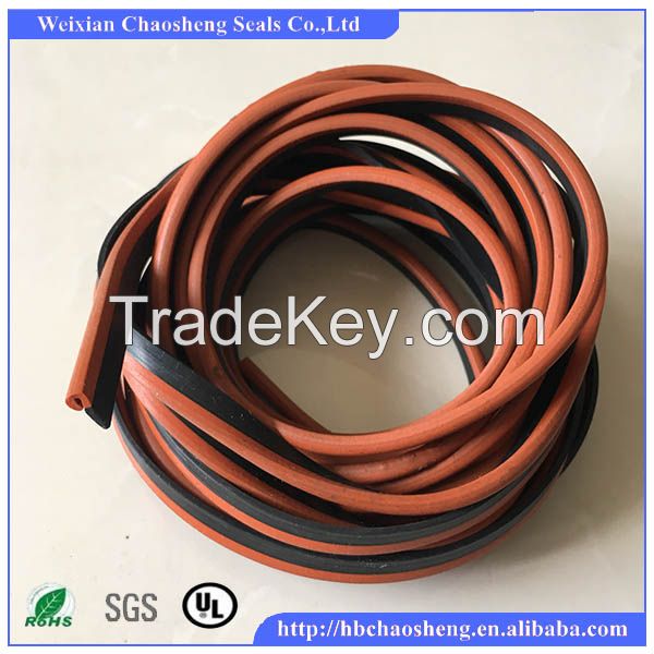 Silicone rubber seal