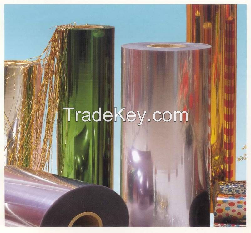 Metallized and mirrow pvc film