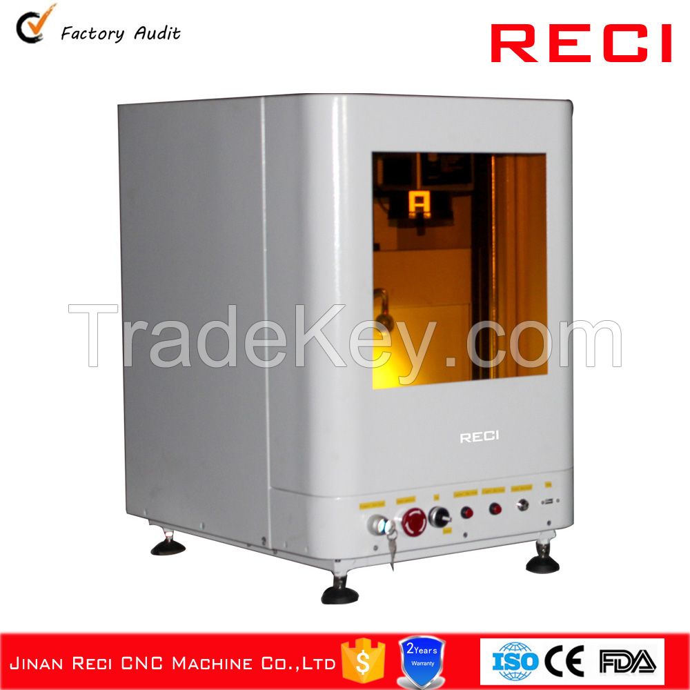 Enclosed Fiber Laser Marking Machine For Metal