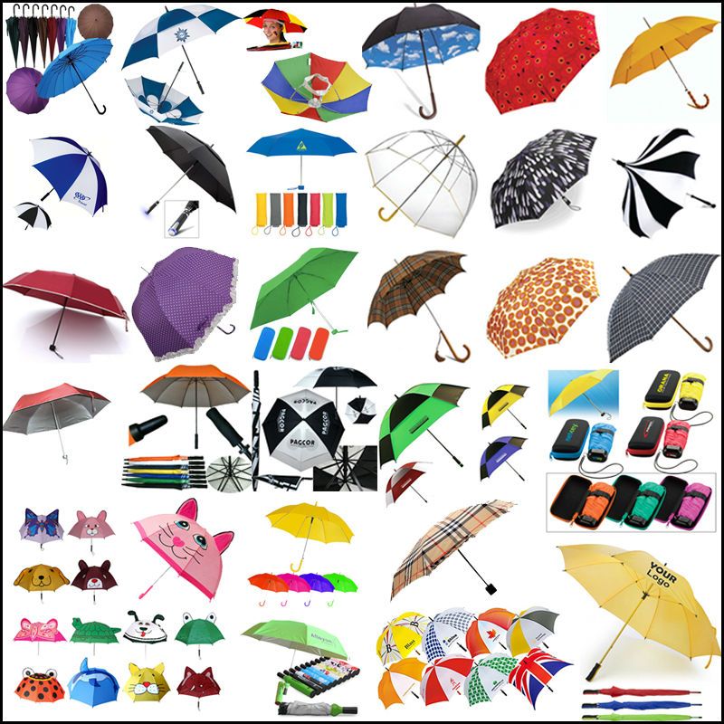 Promotional Customized Umbrellas  raincoat  beach umbrella OEM  Logo