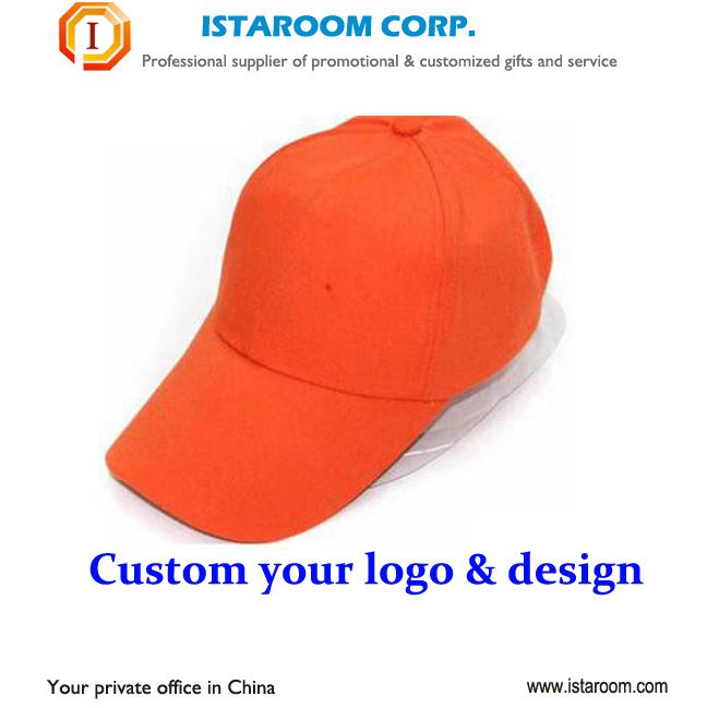 Promotional Customized Blank Baseball Cap hat add Embroidery Logo