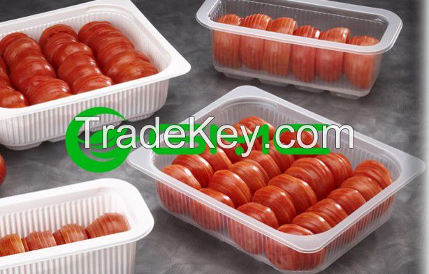 fication Item Name: MAP tray for meat packaging