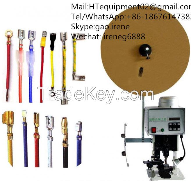 Fully-auto crimping machine for wire harness processing