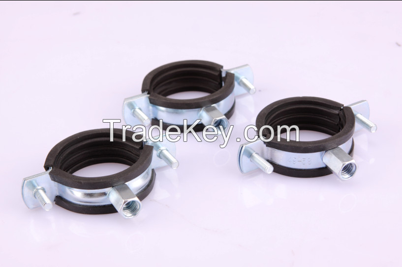 pipe clamp with rubber