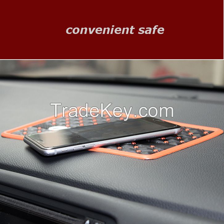 pvc anti slip car mat for phone