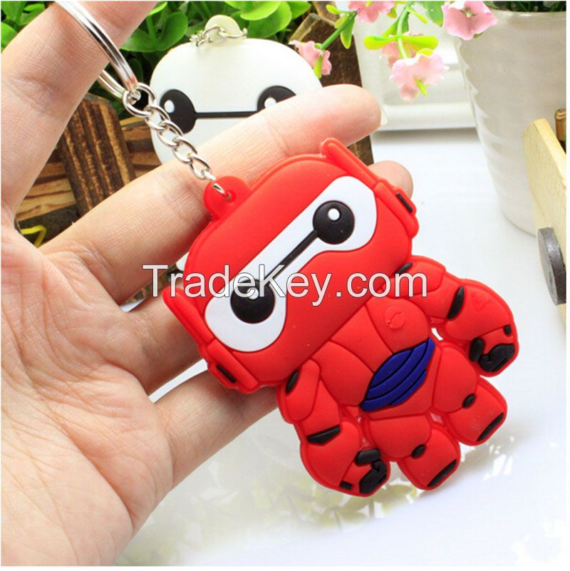 pvc silicone key chain