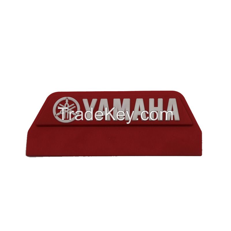 customized rubber logo label