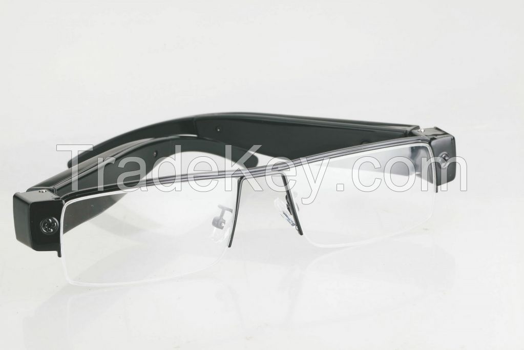 direct wholesals price, 1080P half frame spy glasses camera,