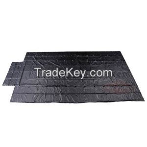 black pvc d-ring tarpaulin sheet