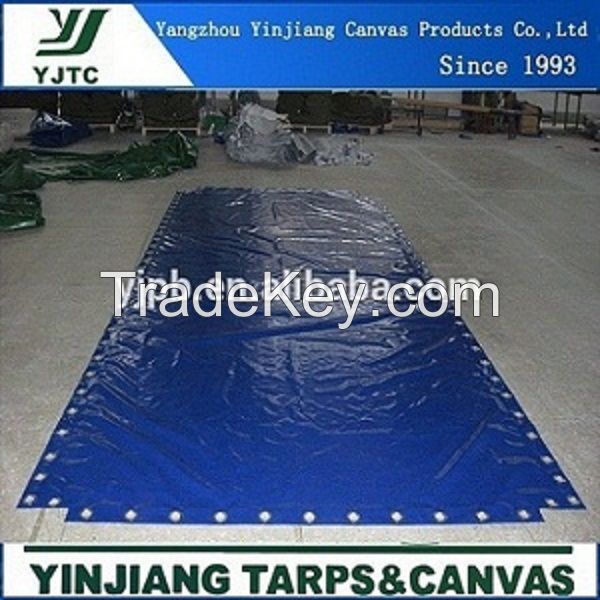 pvc coated tarpaulin open top container cover