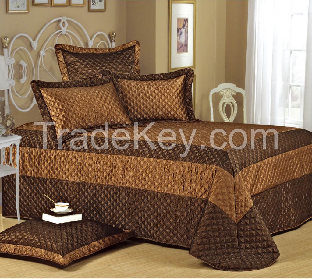 Faux Leather bedspread set 5pcs