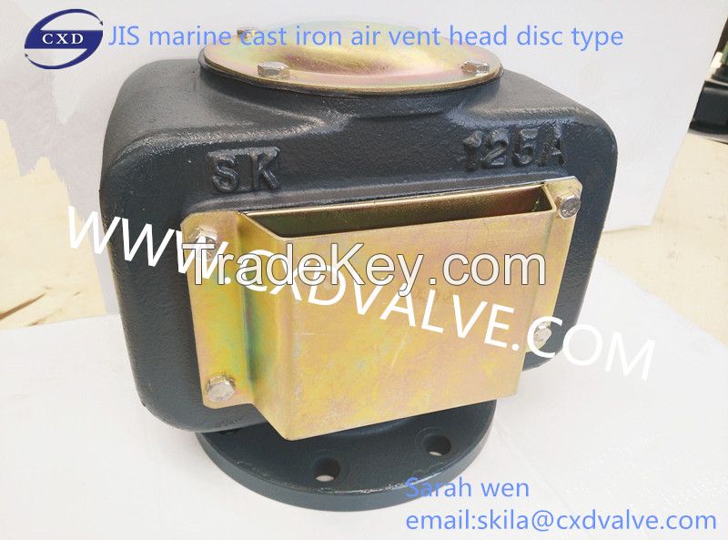 JIS marine cast iron air vent head  F3012