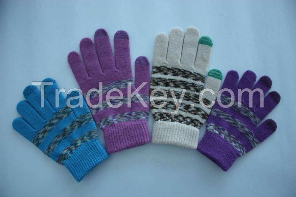 Knit Glove, Touch Screen Glove, Magic Glove