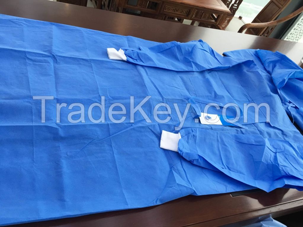 Disposable Sterile surgical gown, medical supplies