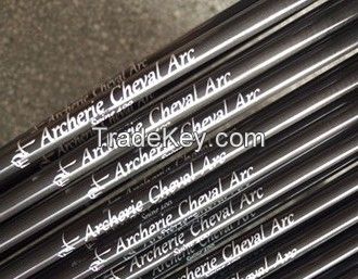 custom made carbon shafts with logo