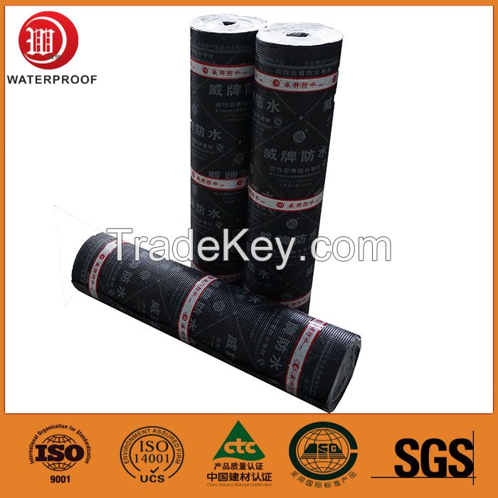 flexible sbs modified bitumen waterproofing membrane for foundation waterproofing