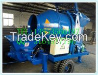 concrete pump with mixer