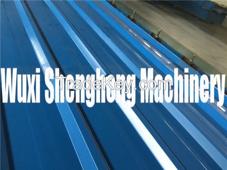 1.25 M Width Trapezoid Roof Panel Roll Forming Machine For Commercial Metal Buildings