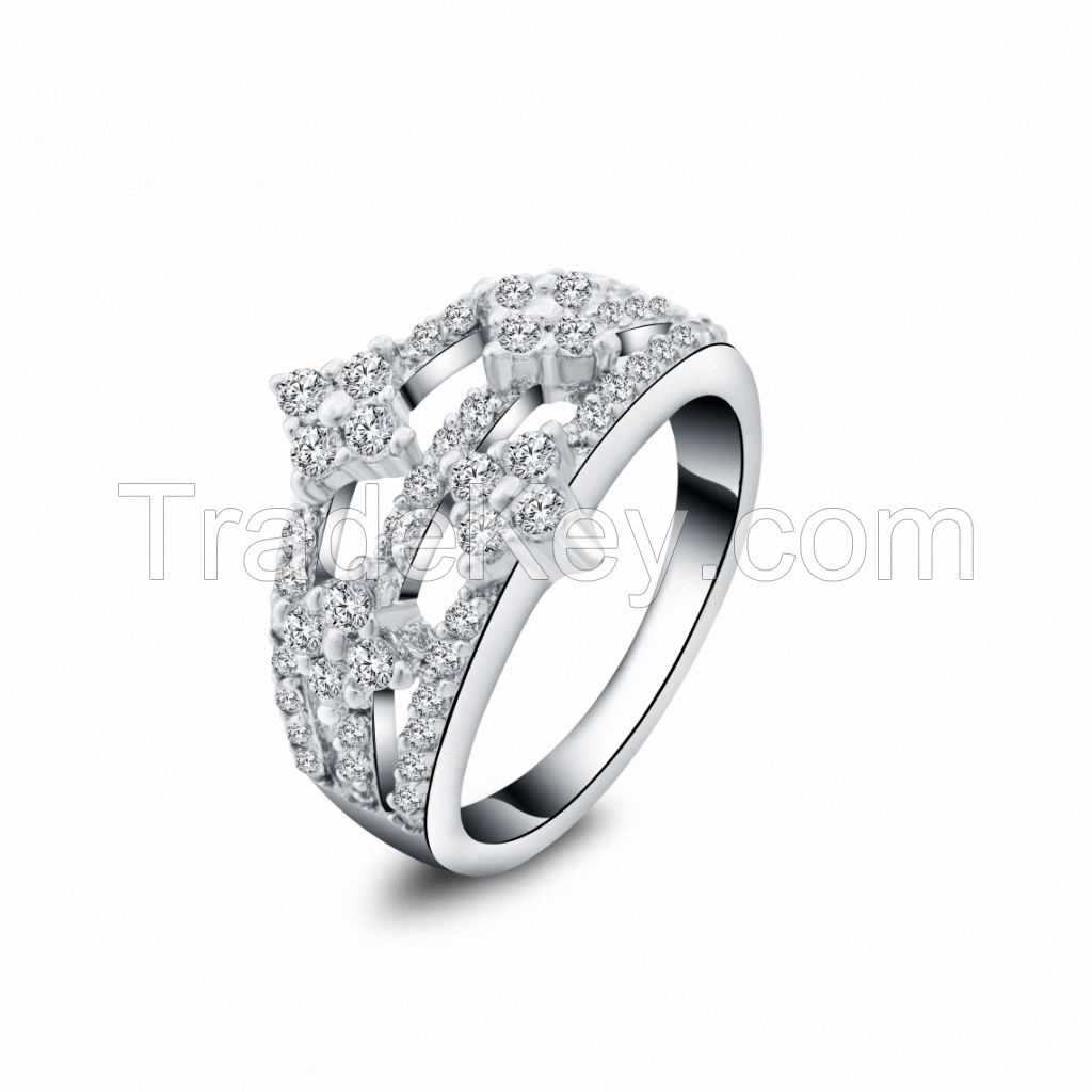 New design,engagement ring with AAA zircon stone. fashionable