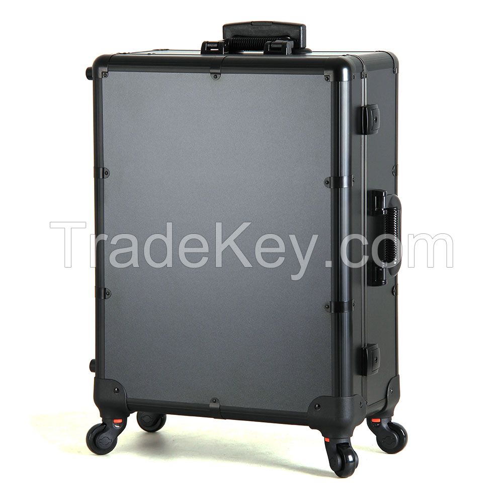 Beauty Case  make up case  Light Mirror Legs Wheeled