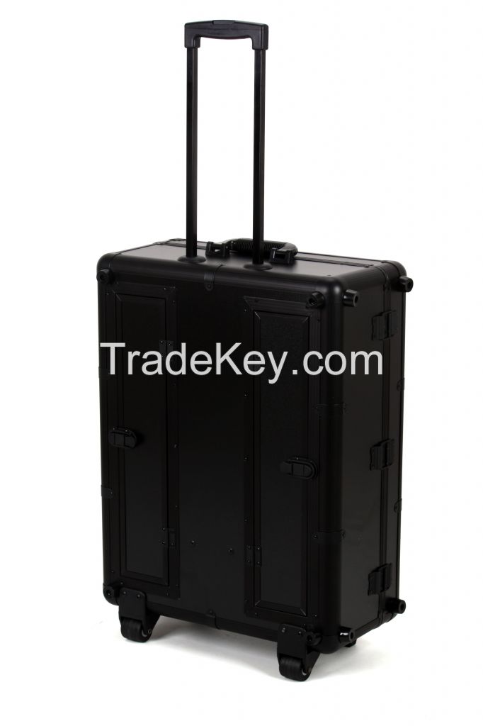 Aluminum Cosmetic Case Trolley Case 2-wheels