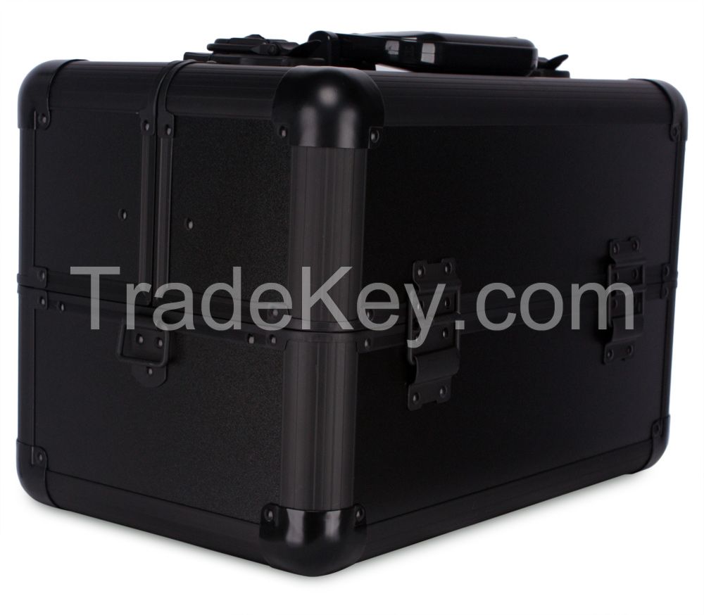 Train Case Aluminum Beauty Case Hand-carry Make Up Case