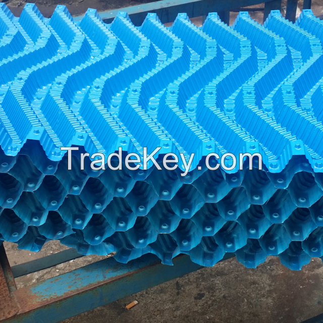 S wave cooling tower fills