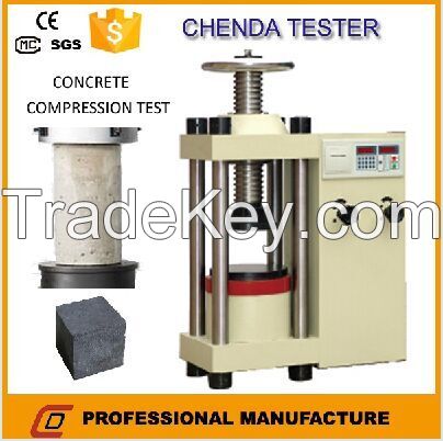 Digital display compression testing machine +concrete compression test