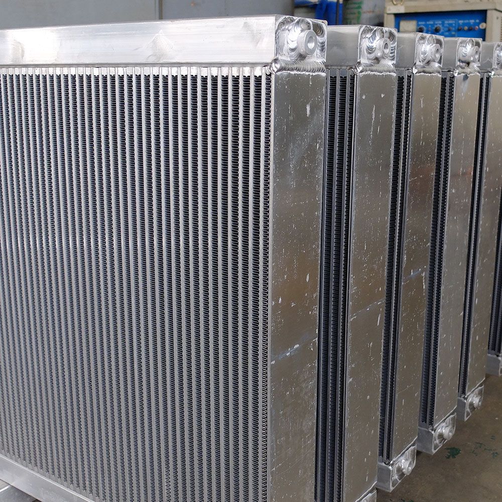 heat exchanger oilcooler aluminum core