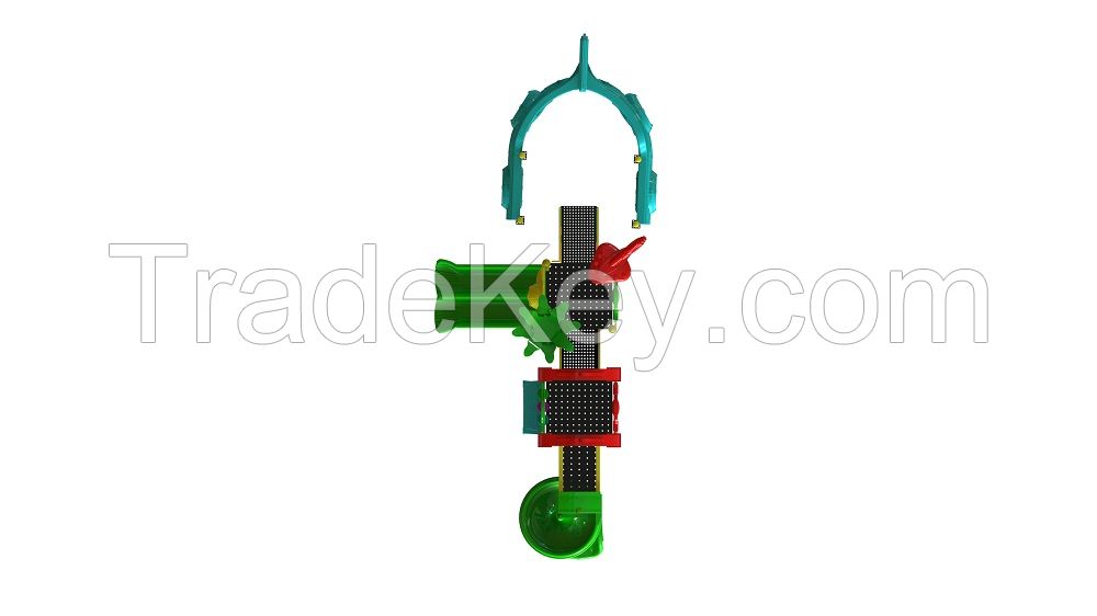 Outdoor Playground Equipment Slide, Swing Set GM-002