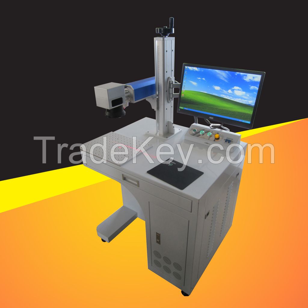 30W Fiber Laser Etching Machine For metal, stable laser marking machines