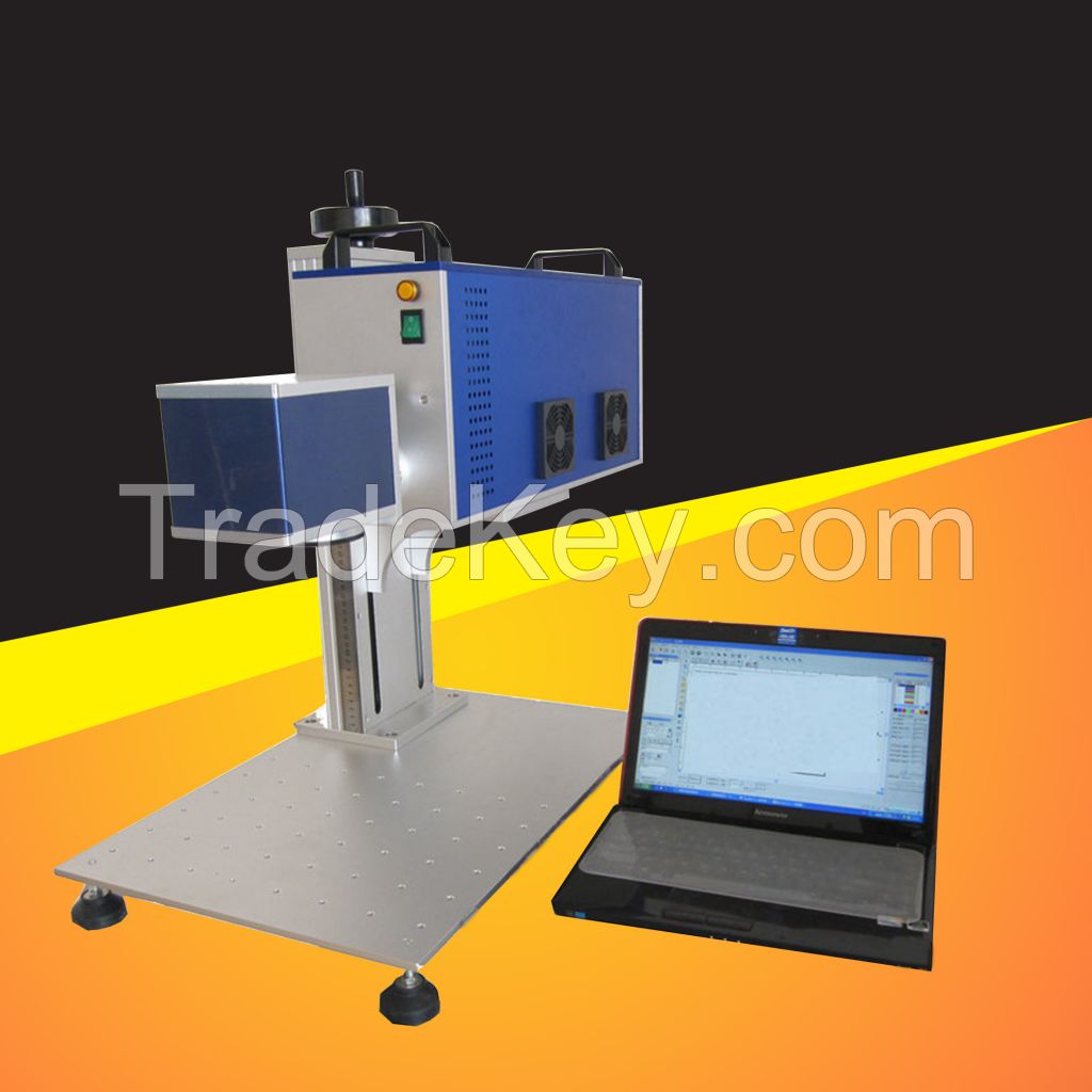 30W RF Metal tube High Speed CO2 Laser Marking Machine,CO2 laser Engraving Machine 