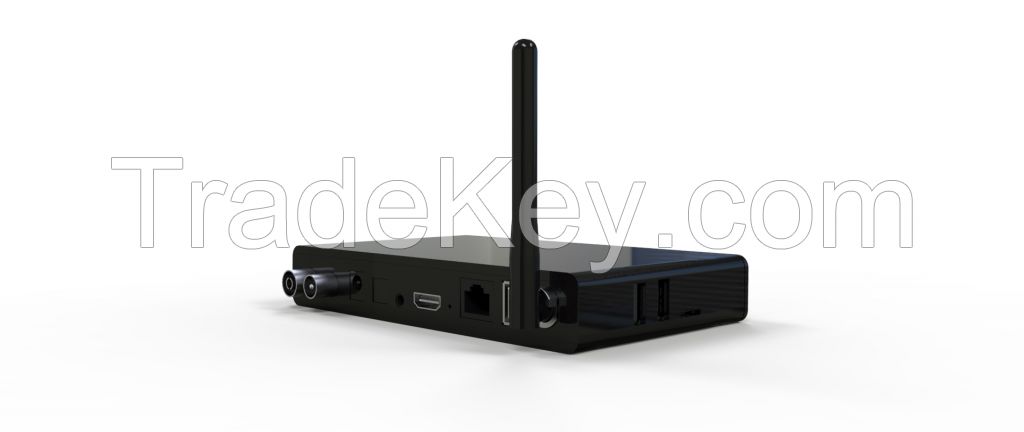 quad-core 4K HD Android Hybrid Box with HD DVB-T2