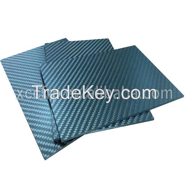 High Quality 3k Twill Matte Size 400*500mm Prepreg Carbon Fiber Plate 8mm