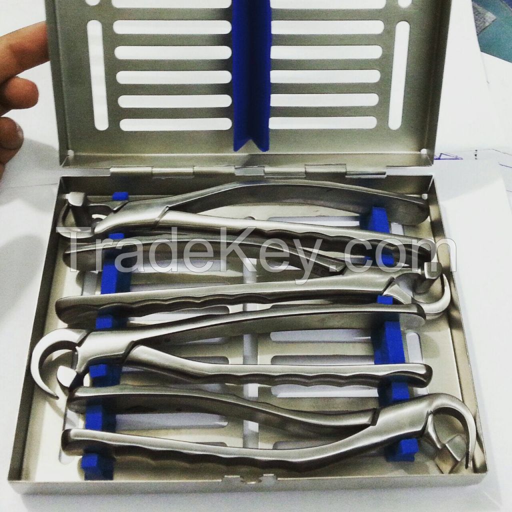 Physics Forceps - Standard Series - 4 Piece Set with Cassette