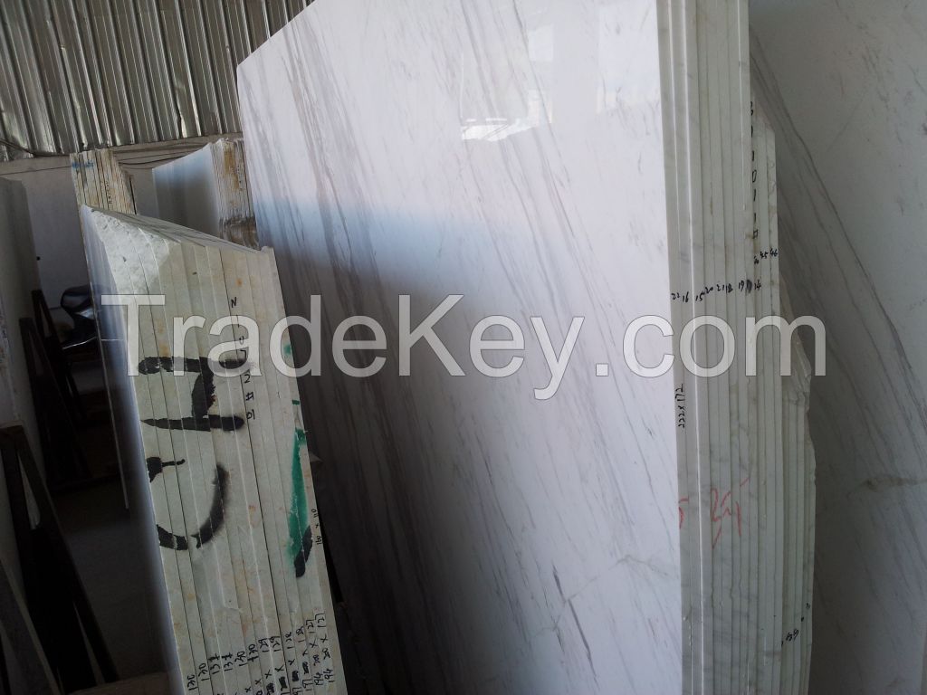 Cheap With Good Quality White Marble/valakas Stone Marble