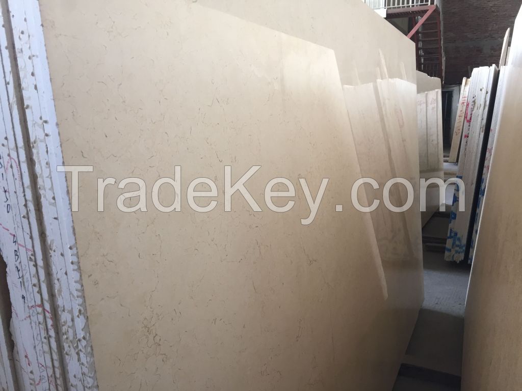 Hot Sale Beige Marble Natural New Beige Marble/Slabs cut to size tiles available