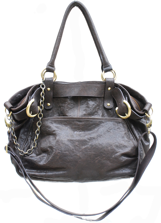 100% LAMB LEATHER FASHION HANDBAG-5