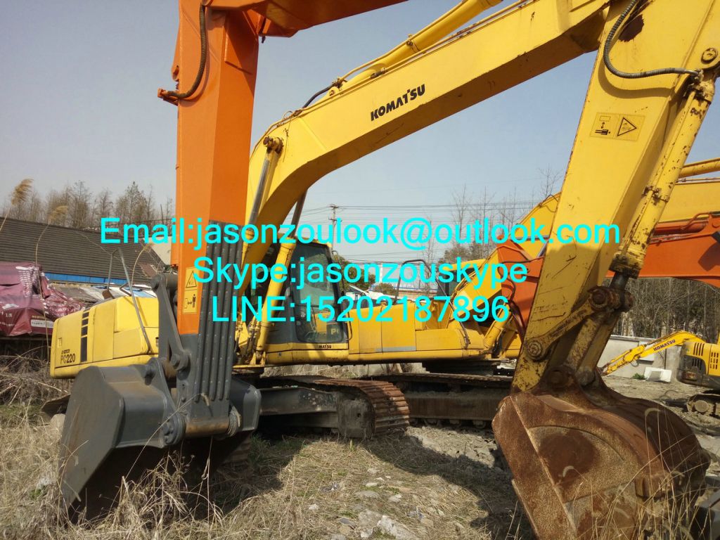 Sale of used Komatsu 200-6 crawler hydraulic excavator