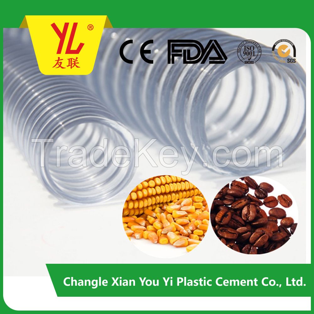 Food grade PVC steel wire hose