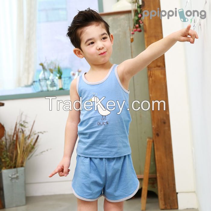 Sleeveless Wear SET - Little Duck(BL)