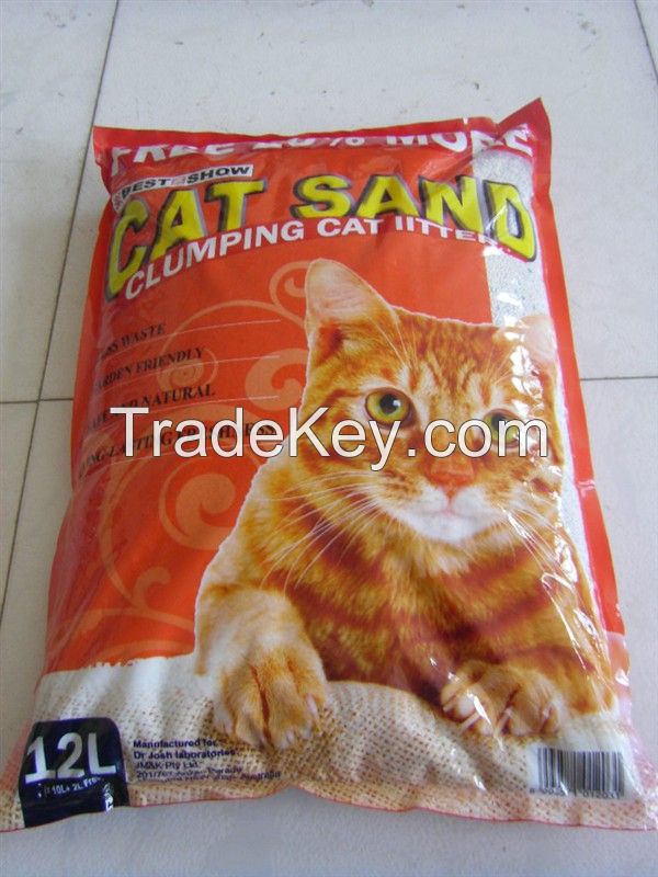 Bentonite cat litter