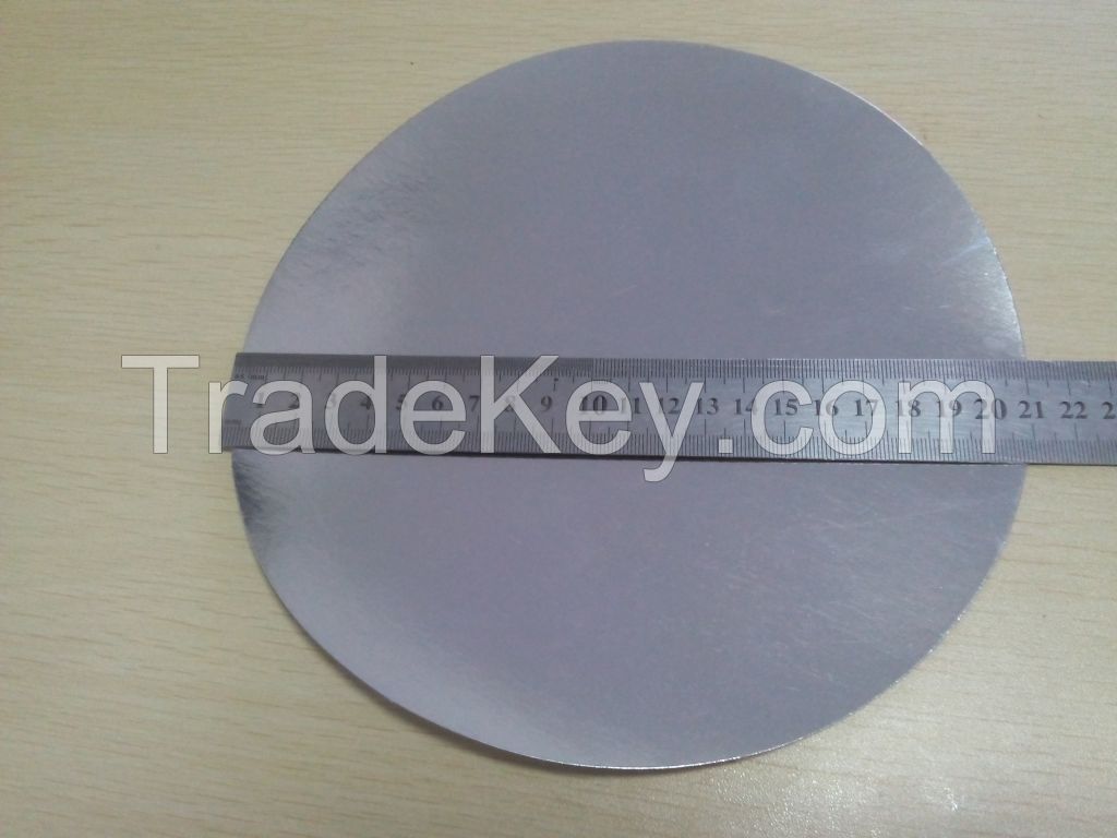 Aluminium foil lid for the foil container 