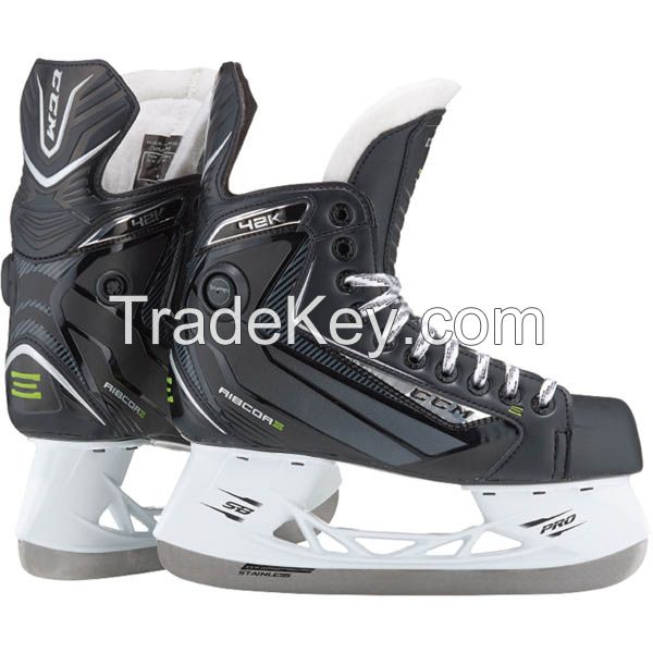 CCM Junior Ribcor 42K Pump Ice Hockey Skates 