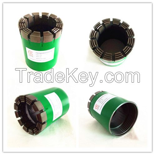 AQ,BQ,HQ,PQ,BQ3,NQ3,HQ3,PQ3 Impregnated diamond core drill bit