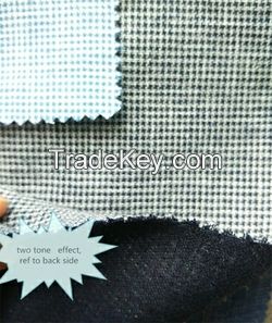 Cotton/Linen, Yarn Dyed, Two Tone Effects, Natural Woven Fabric, Rot-Repellent, 190GSM