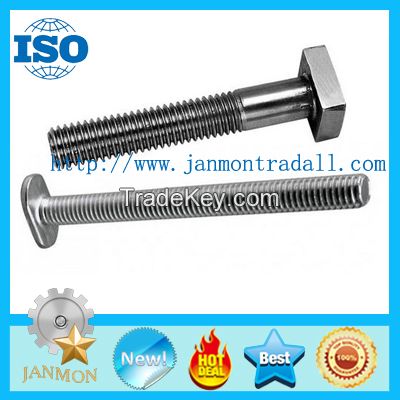 Steel T head bolts,T head steel bolts,Hammer T head bolts,T type steel bolts,T bolts