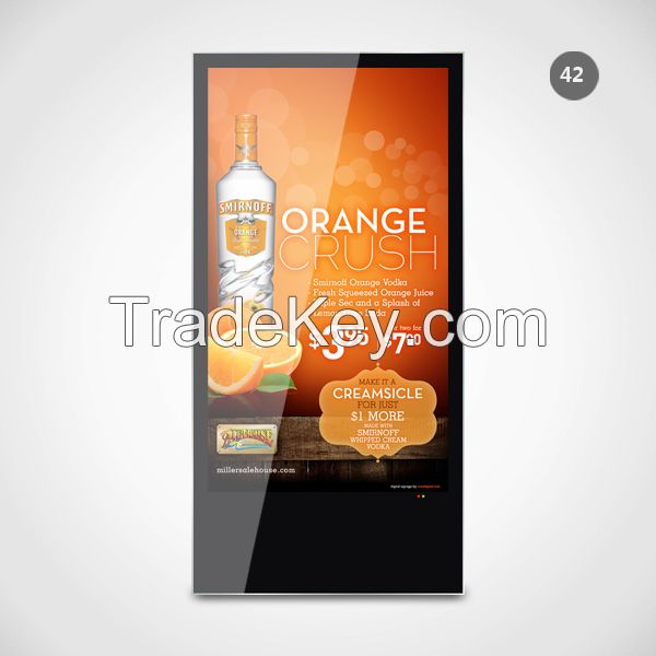 42&iuml;&frac14; Portrait framework LCD digital signage poster