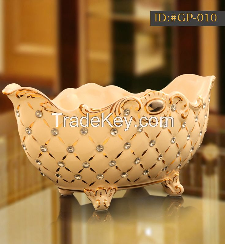 L-D European style  ceramic  fruit tray